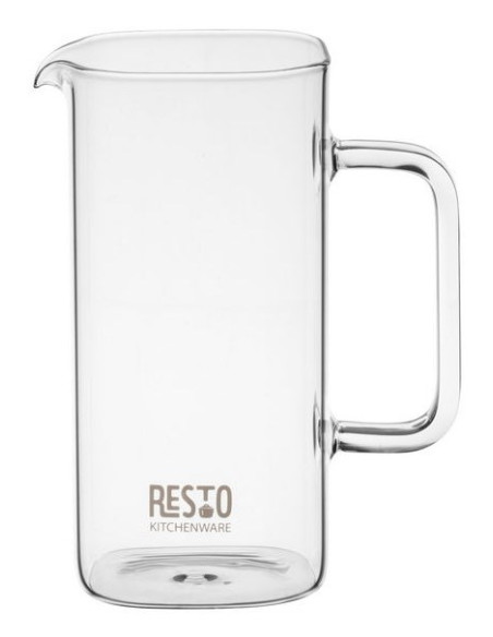 Resto Kitchenware 90504 Dzbanek Do Herbaty Pojedynczy Dzbanek 800 Ml Czarny