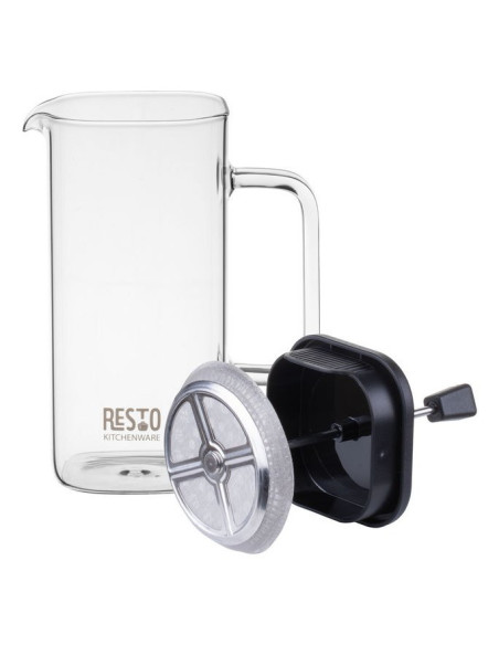 Resto Kitchenware 90504 Dzbanek Do Herbaty Pojedynczy Dzbanek 800 Ml Czarny