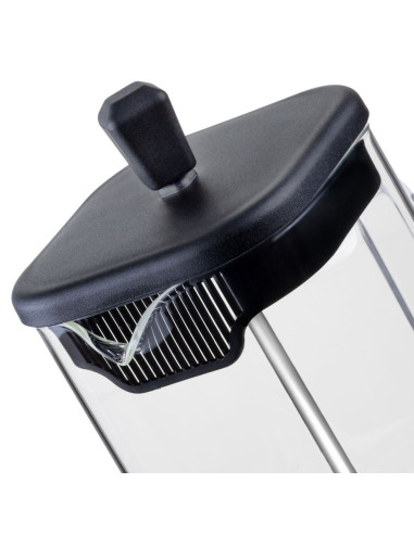 Resto Kitchenware 90504 Dzbanek Do Herbaty Pojedynczy Dzbanek 800 Ml Czarny