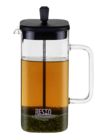 Resto Kitchenware 90504 Dzbanek Do Herbaty Pojedynczy Dzbanek 800 Ml Czarny