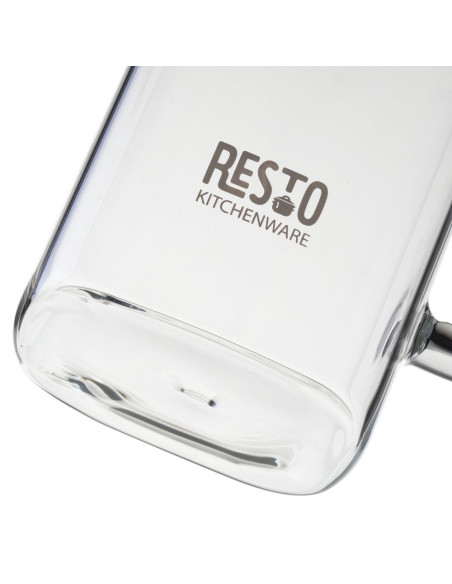 Resto Kitchenware 90504 Dzbanek Do Herbaty Pojedynczy Dzbanek 800 Ml Czarny