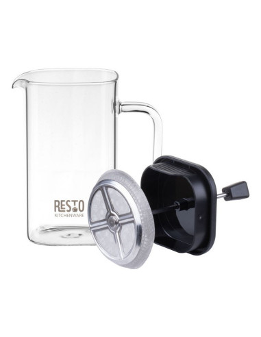 Resto Kitchenware 90503 Dzbanek Do Herbaty Pojedynczy Dzbanek 600 Ml Czarny