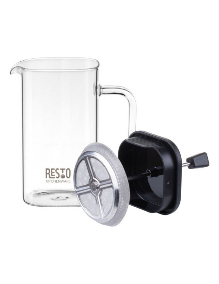 Resto Kitchenware 90503 Dzbanek Do Herbaty Pojedynczy Dzbanek 600 Ml Czarny