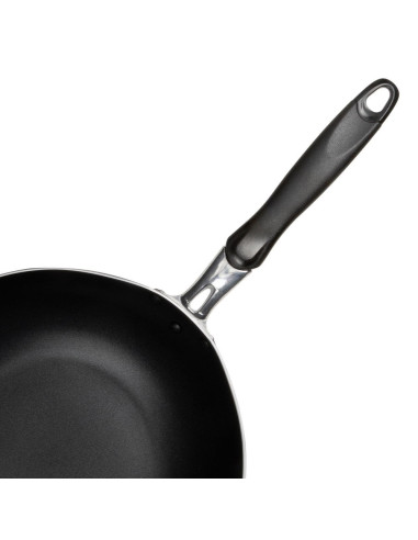 Resto Kitchenware 93603 Patelnia Wok/Patelnia Do Mieszania Okrągły