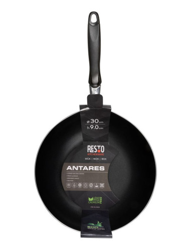Resto Kitchenware 93603 Patelnia Wok/Patelnia Do Mieszania Okrągły