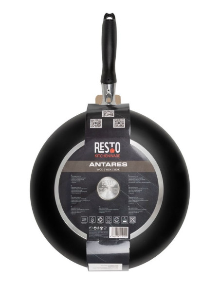 Resto Kitchenware 93603 Patelnia Wok/Patelnia Do Mieszania Okrągły