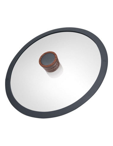 Resto Kitchenware 93506 Garnek 4,4 L Okrągły Czarny, Drewno