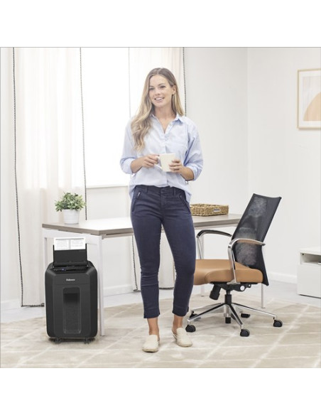 Fellowes Automax 90M Niszczarka Rozdrabnianie Mikro-Cięte Czarny
