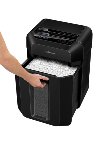 Fellowes Automax 90M Niszczarka Rozdrabnianie Mikro-Cięte Czarny