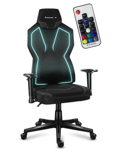 Fotel Gamingowy Huzaro Combat 6.2 Black Rgb