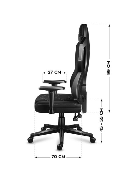 Fotel Gamingowy Huzaro Combat 6.2 Black Rgb