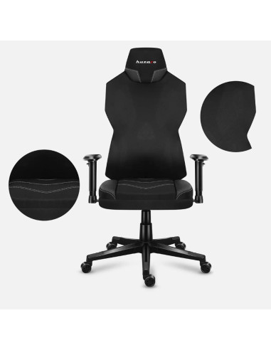 Fotel Gamingowy Huzaro Combat 6.2 Black Rgb