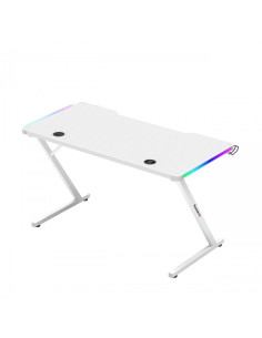 Biurko Gamingowe Huzaro Hero 2.5 White Rgb 2