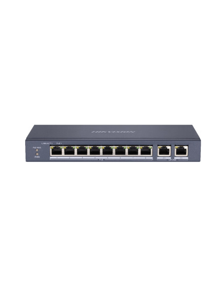 Hikvision Ds-3E0310P-E/M Łącza Sieciowe Nie Zarządzany L2 Fast Ethernet (10/100) Obsługa Poe Czarny