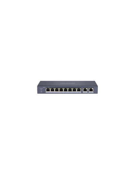 Hikvision Ds-3E0310P-E/M Łącza Sieciowe Nie Zarządzany L2 Fast Ethernet (10/100) Obsługa Poe Czarny