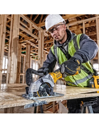Pilarka Tarczowa Dewalt Dcs571Nt-Xj Piła Akumulatorowa Ręczna 115 Mm 18V T-Stak Czarny, Żółty