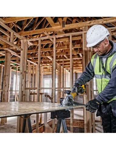 Pilarka Tarczowa Dewalt Dcs571Nt-Xj Piła Akumulatorowa Ręczna 115 Mm 18V T-Stak Czarny, Żółty