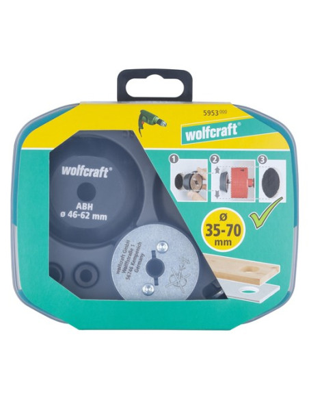 Wolfcraft Adapter Do Powiększania Otworów /3Szt.