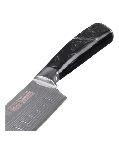 Resto Kitchenware 95332 Nóź Kuchenny Stal Nierdzewna 1 Szt. Nóż Santoku