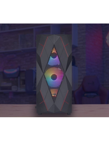 Obudowa Aerocool Pgs Volcan-G-Bk-V1