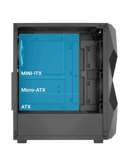 Obudowa Aerocool Pgs Volcan-G-Bk-V1