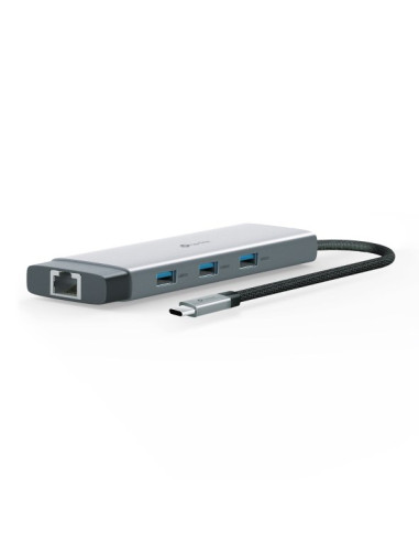Hub Tp-Link Uh9120C 3Xusb-A 3.0, 1Xusb-C 3.0, 1Xusb-C Pd, Hdmi 4K, Rj45 Ge, Sd, Microsd