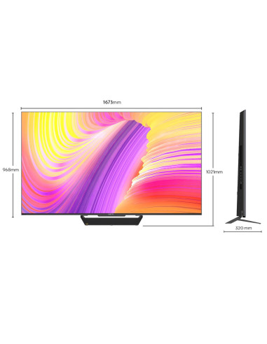 Telewizor 75" Metz Miniled 75Mne9000Z 120Hz 4K Ultra Hd Google Tv Hdr Hlg Dolby Vision-Atmos