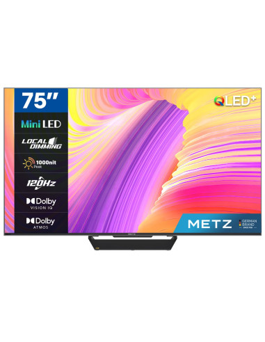Telewizor 75" Metz Miniled 75Mne9000Z 120Hz 4K Ultra Hd Google Tv Hdr Hlg Dolby Vision-Atmos