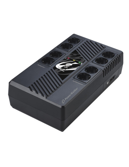 Powerwalker Vi 1000 Ms Fr Technologia Line-Interactive 1000 Va 600 W 8 X Gniazdo Sieciowe