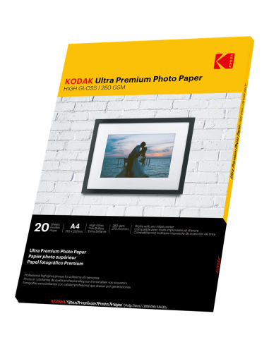 Kodak Papier Ultra Premium Gloss A4 280Gsm (20Pack)