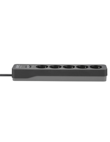 Apc Pme5B-Gr Ochrona Przeciwprzepięciowa Czarny 5 X Gniazdo Sieciowe 230 V 1,5 M