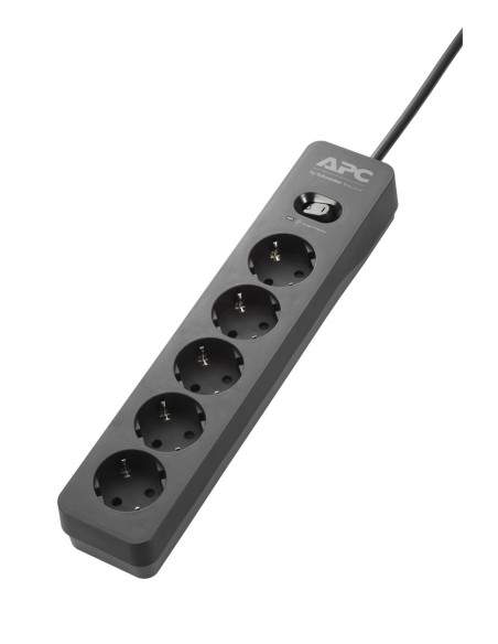 Apc Pme5B-Gr Ochrona Przeciwprzepięciowa Czarny 5 X Gniazdo Sieciowe 230 V 1,5 M