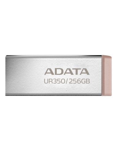 Adata Ur350 Pamięć Usb 256 Gb Usb Typu-A 3.2 Gen 1 (3.1 Gen 1) Brązowy, Stal Nierdzewna