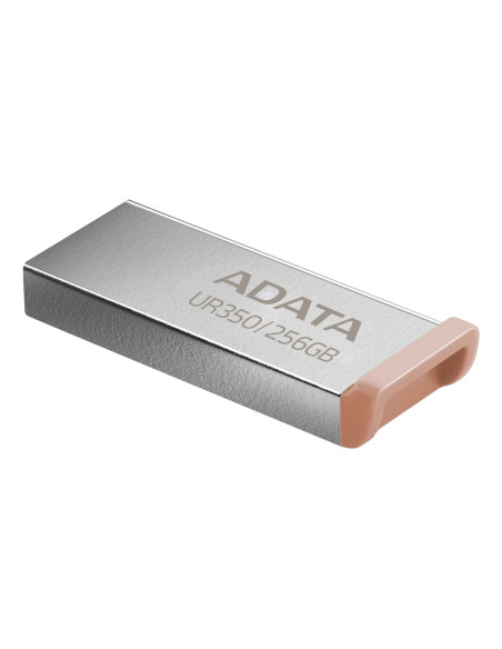 Adata Ur350 Pamięć Usb 256 Gb Usb Typu-A 3.2 Gen 1 (3.1 Gen 1) Brązowy, Stal Nierdzewna