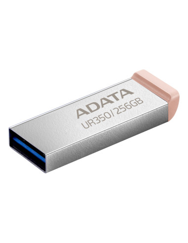 Adata Ur350 Pamięć Usb 256 Gb Usb Typu-A 3.2 Gen 1 (3.1 Gen 1) Brązowy, Stal Nierdzewna
