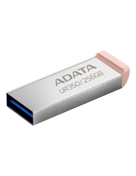 Adata Ur350 Pamięć Usb 256 Gb Usb Typu-A 3.2 Gen 1 (3.1 Gen 1) Brązowy, Stal Nierdzewna