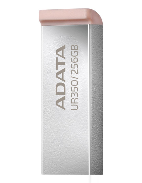 Adata Ur350 Pamięć Usb 256 Gb Usb Typu-A 3.2 Gen 1 (3.1 Gen 1) Brązowy, Stal Nierdzewna