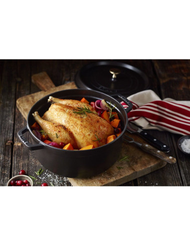 Zwilling Staub La Cocotte 5,25 L Okrągły Żeliwo Naczynie Do Pieczenia