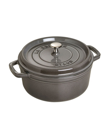 Staub Garnek Żeliwny Okrągły 40500-246-0 3,8L Grafitowy