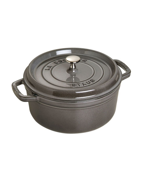 Staub Garnek Żeliwny Okrągły 40500-246-0 3,8L Grafitowy