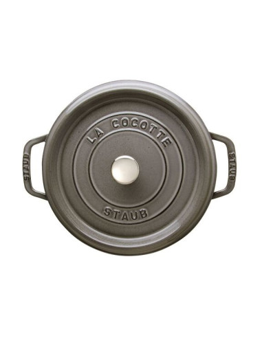 Staub Garnek Żeliwny Okrągły 40500-246-0 3,8L Grafitowy