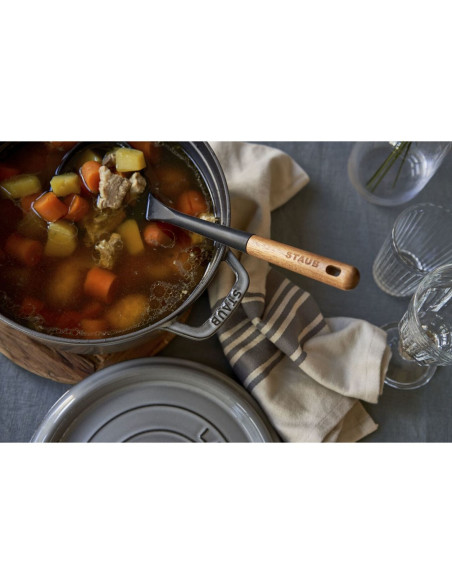 Staub Garnek Żeliwny Okrągły 40500-246-0 3,8L Grafitowy
