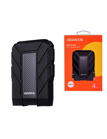 Dysk Zewnętrzny Hdd Adata Hd710 Pro (4Tb  2.5"  Usb 3.2  Czarny)
