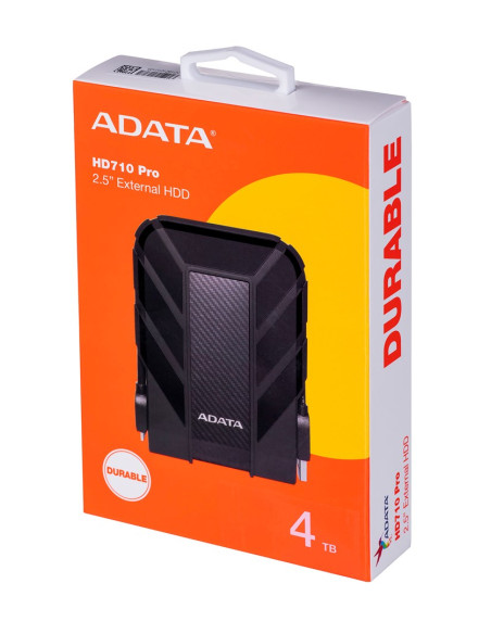Dysk Zewnętrzny Hdd Adata Hd710 Pro (4Tb  2.5"  Usb 3.2  Czarny)