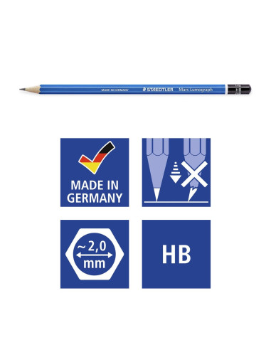 Staedtler Mars Lumograph 100 12 Szt.