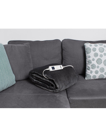 Koc Elektryczny Noveen Eb650 Grey Super Miękki 180X130Cm