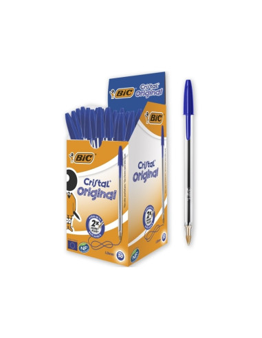 D?Ugopis Cristal Original Niebieski (50Szt) Bic