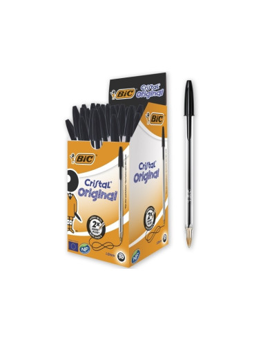 Długopis Cristal Original Czarny (50Szt) Bic