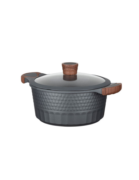 Resto Kitchenware Capella 4,6 L Okrągły Czarny, Drewno
