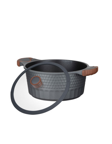 Resto Kitchenware Capella 4,6 L Okrągły Czarny, Drewno